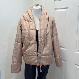Vici Pink Puffer Jacket (Oversized)